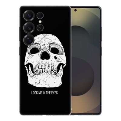 TPU Hoesje Samsung Galaxy S25 Ultra - Skull Eyes Backcover TPU Hoesje Samsung Galaxy S25 Ultra - Skull Eyes Backcover