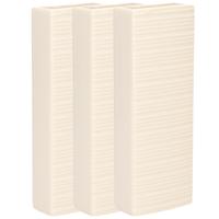 Waterverdamper - 3x - warm wit - keramiek - 400 ml - radiatorbak luchtbevochtiger - 7,4 x 18,6 cm