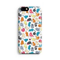 Kleurrijke katten: iPhone 8 Volledig Geprint Hoesje
