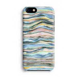 Watercolor Agate: iPhone 8 Volledig Geprint Hoesje