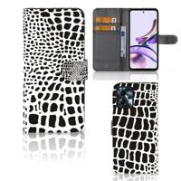 Motorola Moto G13 | G23 | Telefoonhoesje | Met pasjeshouder | Slangenprint