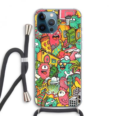 Vexx City: iPhone 12 Pro Max Transparant Hoesje met koord