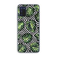 Geometrische jungle: Samsung Galaxy A03s Transparant Hoesje