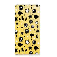 Mobiel BookCase Samsung Galaxy S24 Punk Geel - thumbnail