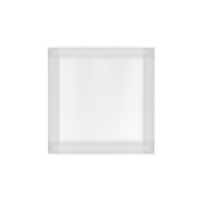 Hotbath &More Inbouwnis - 30 x 30 x 10 cm - Frameless - Mat Wit