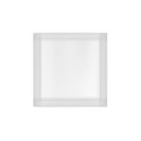 Hotbath &More Inbouwnis - 30 x 30 x 10 cm - Frameless - Mat Wit