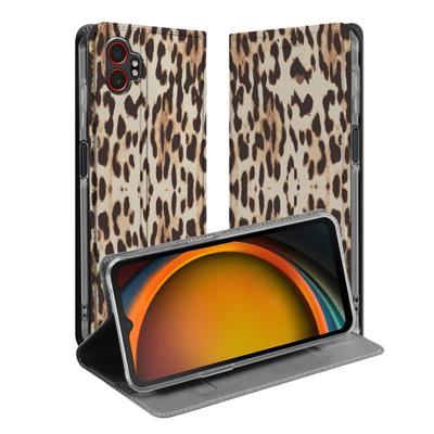 Flip Style Cover Samsung Galaxy Xcover 7 Pro Leopard