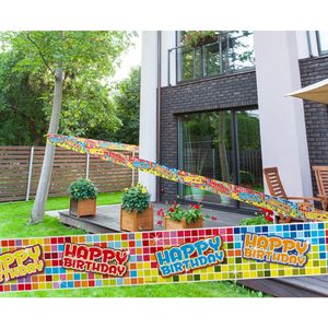 Happy Birthday Blocks Markeerlint (7m)