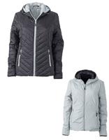 James & Nicholson JN1091 Ladies´ Lightweight Jacket - /Black/Silver-(Solid) - XL