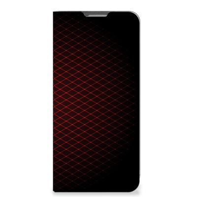 OPPO Reno8 Lite | Hoesje met Magneet | Geruit Rood OPPO Reno8 Lite | Hoesje met Magneet | Geruit Rood