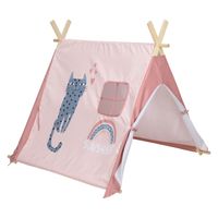 Tent Roze met Kat, 101cm - thumbnail
