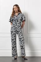 Studio Anneloes Abigail Leafs Trousers 12779 Broek 1469 Kit/dark Blue