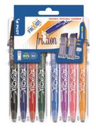 Rollerpen pilot frixion bl-fr7 m set2go 8st ass