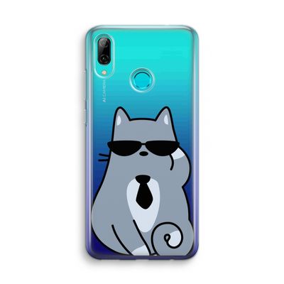 Cool cat: Huawei P Smart (2019) Transparant Hoesje