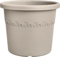 elho bloempot algarve cilindro d35 h29cm Paddenstoel beige