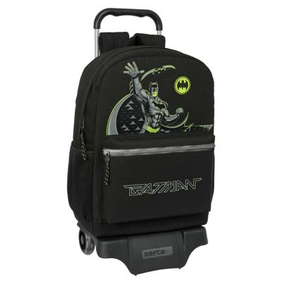 Schoolrugzak met Wielen Batman Game over Zwart 30 x 43 x 14 cm