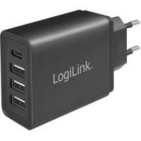 LogiLink PA0221 oplader voor mobiele apparatuur Universeel Zwart AC Snel opladen Binnen