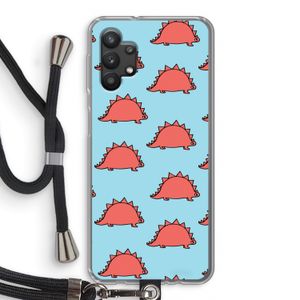 Dinosawrr: Samsung Galaxy A32 5G Transparant Hoesje met koord