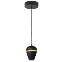Hanglamp Kobe zwart 1 lichts