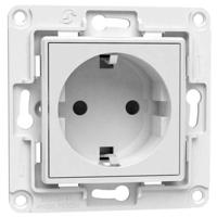 Shelly Wall Socket EU wandcontactdoos Type E Wit - thumbnail