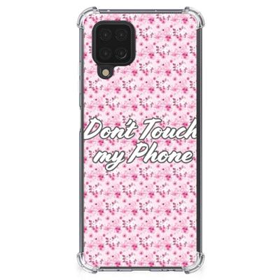 Samsung Galaxy A12 Anti Shock Case Flowers Pink DTMP Samsung Galaxy A12 Anti Shock Case Flowers Pink DTMP