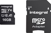 Integral 16GB HIGH SPEED MICROSDHC/XC V10 UHS-I U1 MicroSD - thumbnail