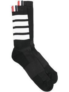 Thom Browne chaussettes à détail 4 bandes signature - Noir