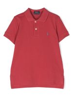 POLO RALPH LAUREN KIDS polo à logo brodé - Rouge - thumbnail