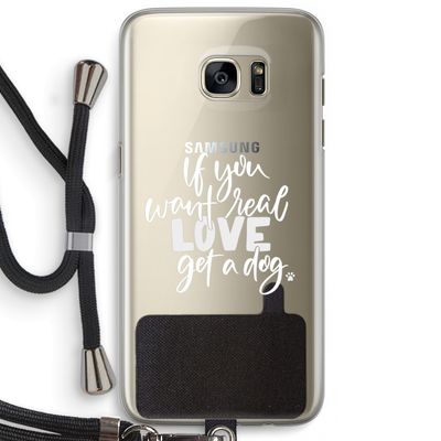 Partner in crime: Samsung Galaxy S7 Edge Transparant Hoesje met koord