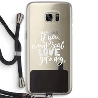 Partner in crime: Samsung Galaxy S7 Edge Transparant Hoesje met koord