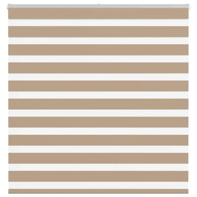 Zebra Blind 140x150 cm stofbreedte 135,9 cm polyester zandbruin