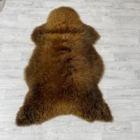 Schapenvacht Scandinavian bruin 125x85cm XL - thumbnail