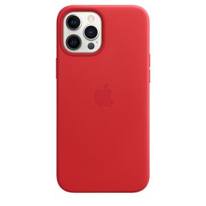 Apple origineel Leather MagSafe Case iPhone 12 Pro Max Red - MHKJ3ZM/A