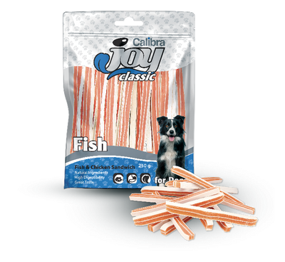 Calibra Joy Classic Dog - Fish & Chicken Sandwich 250 gram