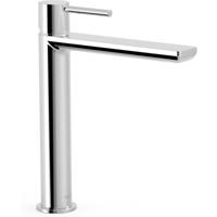 Wastafelkraan Tres Max | Opbouw | Mengkraan | Hoog model | 1-hendel | Rond | Chroom