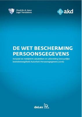 Wet bescherming persoonsgegevens (Paperback)