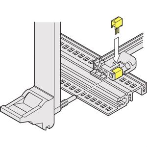 nVent SCHROFF 24560256 Bevestigingsclip 2 stuk(s)