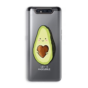 Avocuddle: Samsung Galaxy A80 Transparant Hoesje