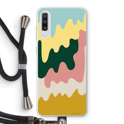 Baar B: Samsung Galaxy A70 Transparant Hoesje met koord
