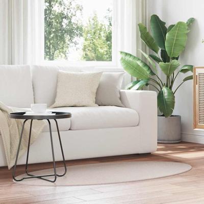 Tapijt HUARTE Zand 80 x 150 cm Polyester