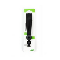 Qibbel Widek triobinder eye met haak 3x12mm zwart/zwart