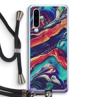 Chameleon Sun: Huawei P30 Transparant Hoesje met koord