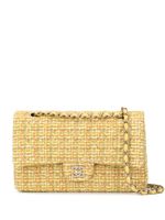 CHANEL Pre-Owned sac porté épaule en tweed - Jaune - thumbnail