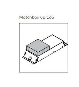 Kreon - Matchbox for up (in-line) 165 square
