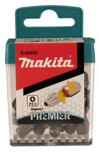 Makita E-03252 Bitset Kruiskop Pozidriv Torsion Control Technology