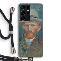 Van Gogh: Samsung Galaxy S21 Ultra Transparant Hoesje met koord