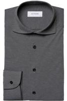 ETON Contemporary Fit Overhemd donkergrijs, Melange