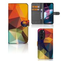 Motorola Edge 30 Pro | Book Case | Polygon Color