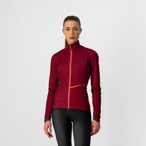 Castelli GO fietsjack fietsjack rood dames M