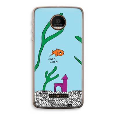 Aquarium: Motorola Moto Z Force Transparant Hoesje